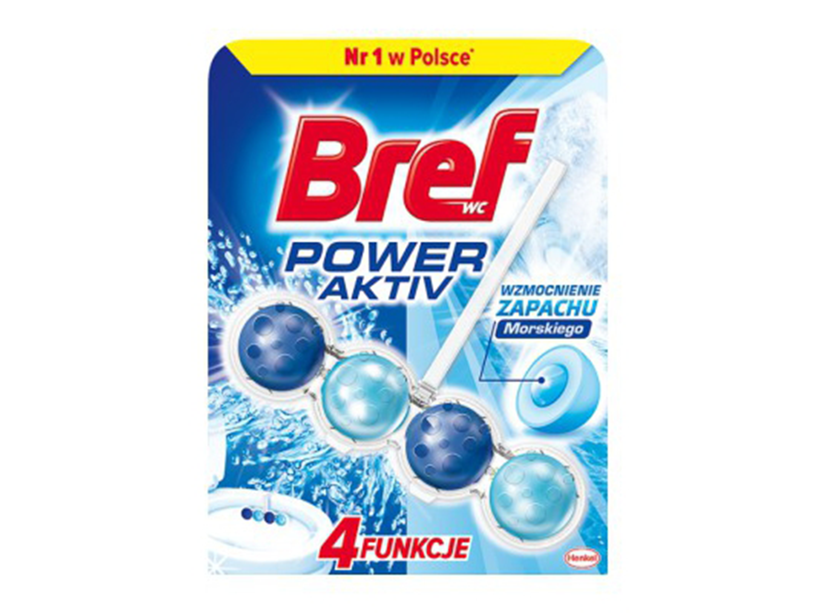 Zawieszka do toalet BREF POWER AKTIV Kulki OCEAN